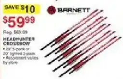 Dunham's Sports Barnett Headhunter Crossbow offer