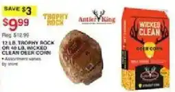 Dunham's Sports Antler King 12 lb trophy rock or 40 lb. wicked clean deer corn offer