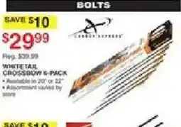 Dunham's Sports Carpenter Whitetail Crossbow 6-Pack offer