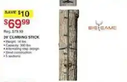 Dunham's Sports Big Game 20' Climbing Stick offer