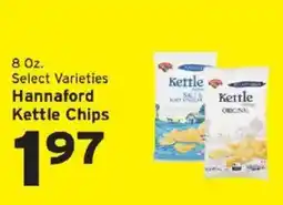 Hannaford Hannaford Kettle Chips offer