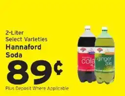 Hannaford Hannaford Soda offer