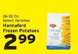 Hannaford Hannaford frozen potatoes offer