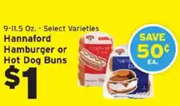 Hannaford Hannaford Hamburger or Hot Dog Buns offer