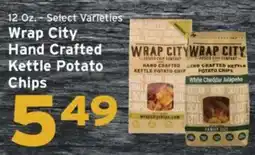 Hannaford Wrap City hand crafted kettle potato chips offer