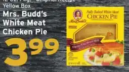 Hannaford Mrs. Budd's white meat chicken pie offer