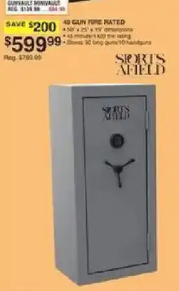 Dunham's Sports Sears Afield 40 Gun Safe offer
