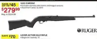 Dunham's Sports Ruger 10/22 Carbine offer