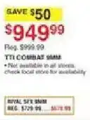 Dunham's Sports Tti Combat 9mm offer