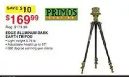 Dunham's Sports Primos Edge Aluminum Dark Earth Tripod offer