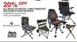 Dunham's Sports Black Sierra all regular priced camo furniture and blind stools in stock offer
