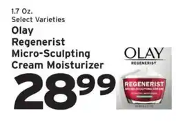 Hannaford Olay regenerist micro-sculpting cream moisturizer offer