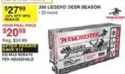 Dunham's Sports Winchester 330 Legend Deer Season offer