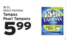 Hannaford Tampax pearl tampons offer
