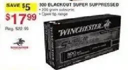 Dunham's Sports Winchester 300 Blackout Super Suppressed offer