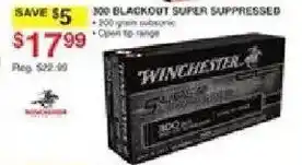 Dunham's Sports Winchester 300 Blackout Super Suppressed offer