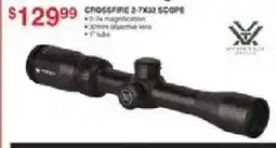 Dunham's Sports Crossfire 2-7x32 Scope offer