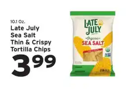 Hannaford Late July Sea Salt Thin & Crispy Tortilla Chips offer