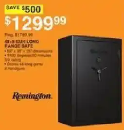 Dunham's Sports Remington 48+ Gun Long Range Safe offer