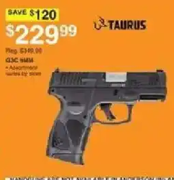 Dunham's Sports Taurus G2C 9MM offer