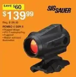 Dunham's Sports Sig Sauer Romeo 5 Gen 2 offer