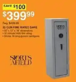 Dunham's Sports Shortsfield 20 Gun Fire Rated Safe offer