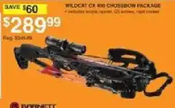 Dunham's Sports Barnett Wildcat CX-400 Crossbow Package offer