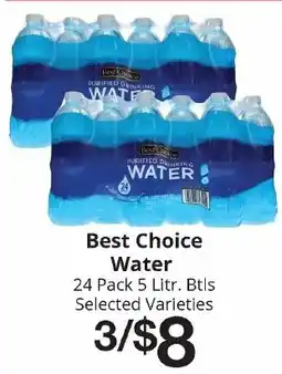 Hays Supermarket Best Choice Water offer