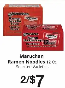 Hays Supermarket Maruchan Ramen Noodles offer