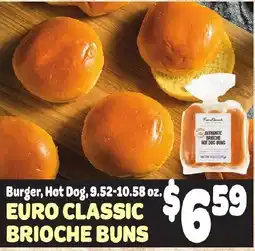 Gristedes Euro classic brioche buns offer