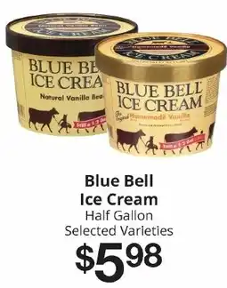 Hays Supermarket Blue Bell Ice Cream offer
