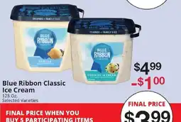 Hays Supermarket Blue Ribbon Classic Ice Cream offer