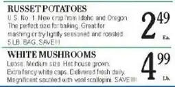 Lunardis russet potatoes offer