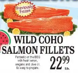 Lunardis Wild Coho Salmon Fillets offer