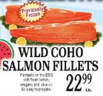 Wild Coho Salmon Fillets