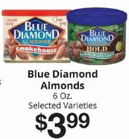 Hays Supermarket Blue Diamond Almonds offer