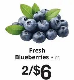 Hays Supermarket Fresh Blueberries offer