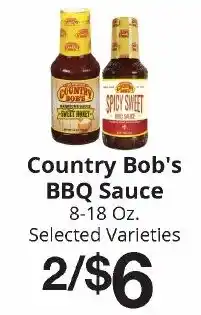 Hays Supermarket Country Bob's BBQ Sauce offer