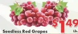 Valley Marketplace Seedless Red Grapes offer