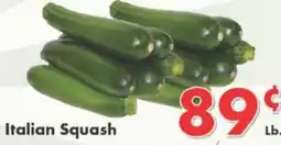 Valley Marketplace Italian Squash offer