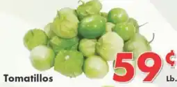 Valley Marketplace Tomatillos offer