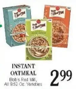 Lunardis Bob's Red Mill instant oatmeal offer