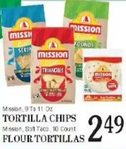 Lunardis Mission tortilla chips offer