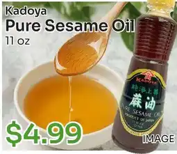 Tokyo Central Specialty Market Kadoya pure sesame oil offer
