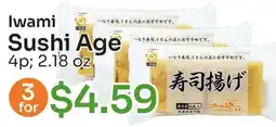 Tokyo Central Specialty Market Iwami Sushi Age offer