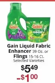 Hays Supermarket Gain Liquid Fabric Enhancer offer