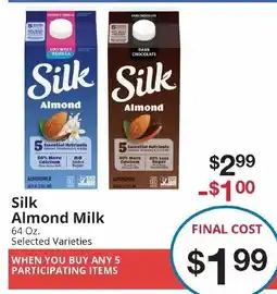 Hays Supermarket Silk Almond Milk offer