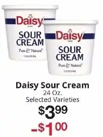 Hays Supermarket Daisy sour cream offer