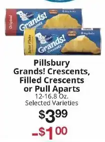 Hays Supermarket Pillsbury Grand's Crescents offer