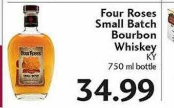 Sunset Foods Four Roses Small Batch Bourbon Whiskey offer